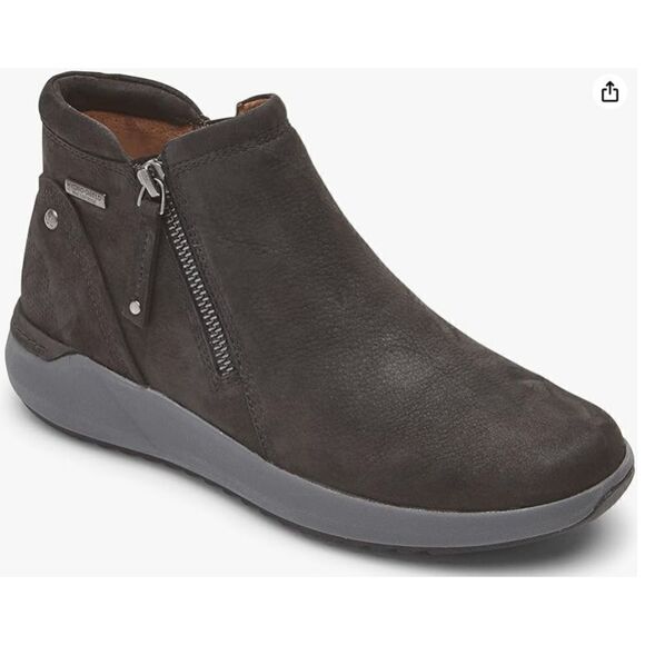 Cobb Hill Womens 7 Extra Wide Skylar Zip Boot Waterproof Ankle Boot - Picture 1 of 10
